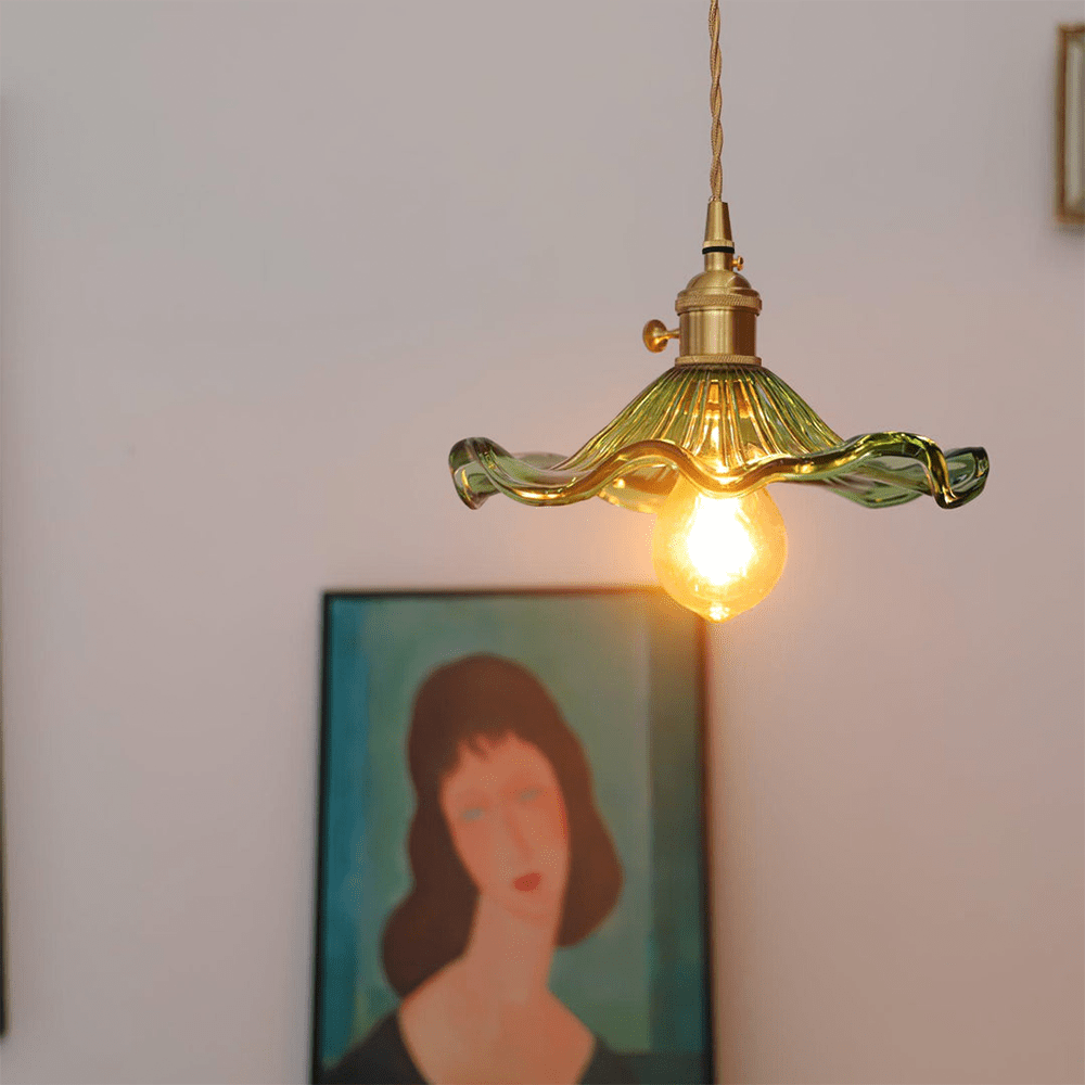 LUMIBELLA – Dekorative Pendelleuchte mit Blumenmotiv für warmes Licht