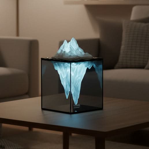 ICELUMA – Visual Meditation Night Light for Relaxing Ambient Spaces