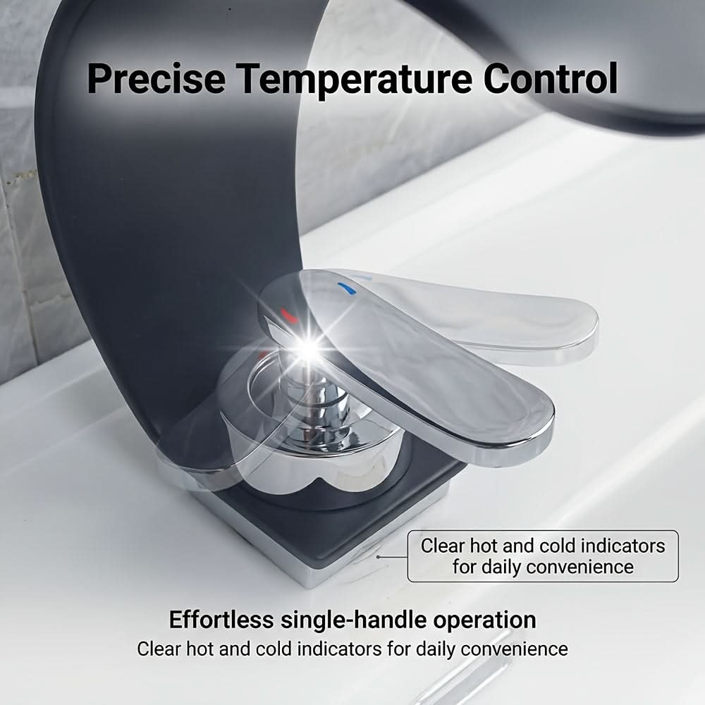 ARCFLOW - Mirror Waterfall Basin Faucet