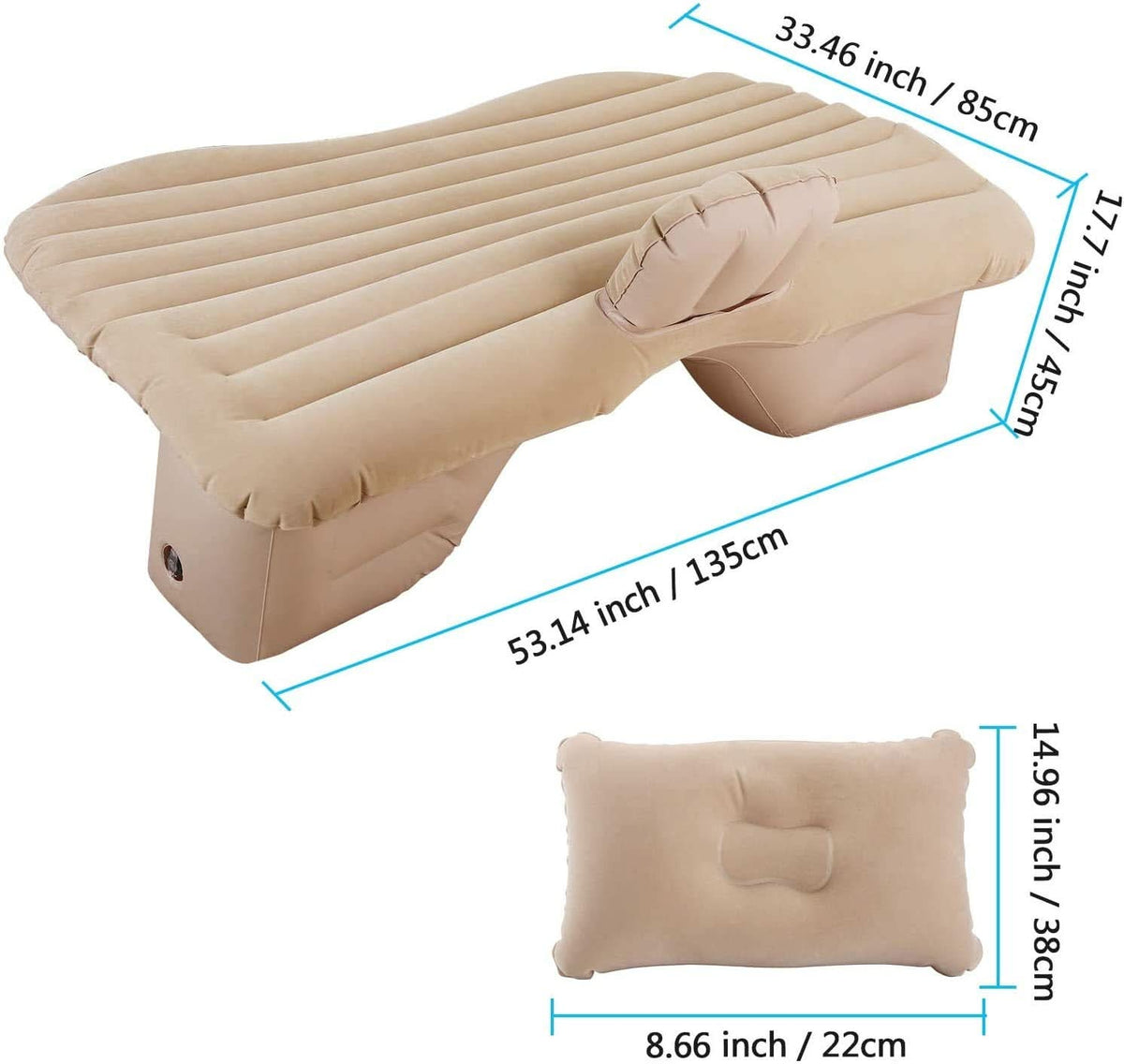 ROADNEST – Inflatable Car Bed for Comfortable Travel and Camping