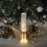 NUTCRAVENIX – Glowing Nutcracker Statue for Timeless Festive Appeal