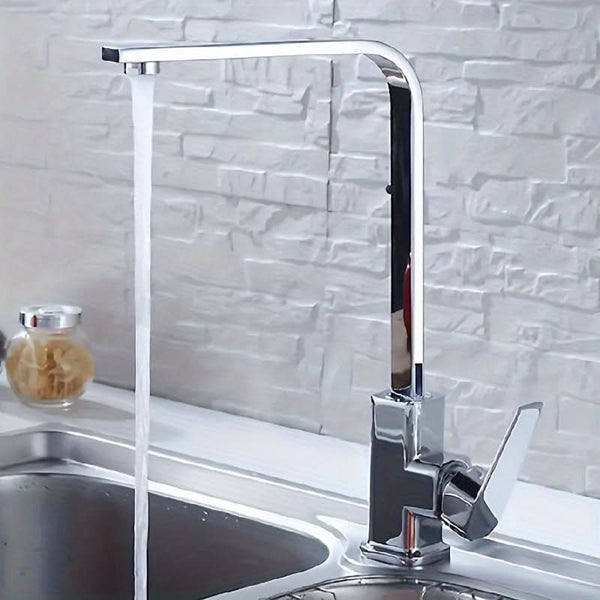 SQUAREFLOW – Roterende køkkenfaucet med varmt og koldt vand