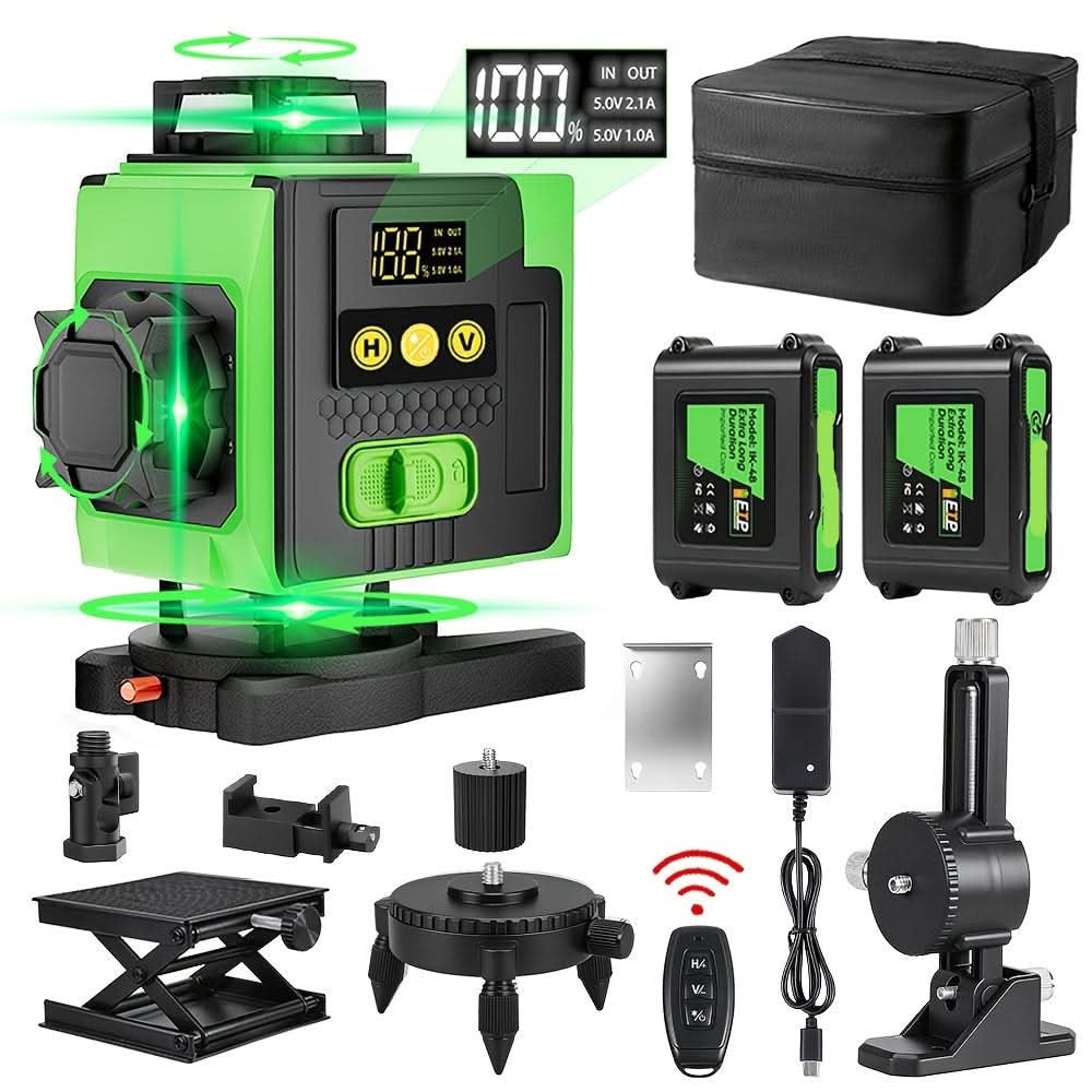LEVELVEX – 360 Laser Level Tool for Precision Construction Alignment