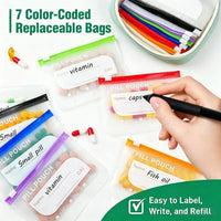 DOSEPACK – Set de pochettes organisatrices pour médicaments, idéal pour voyager et faire ses bagages facilement