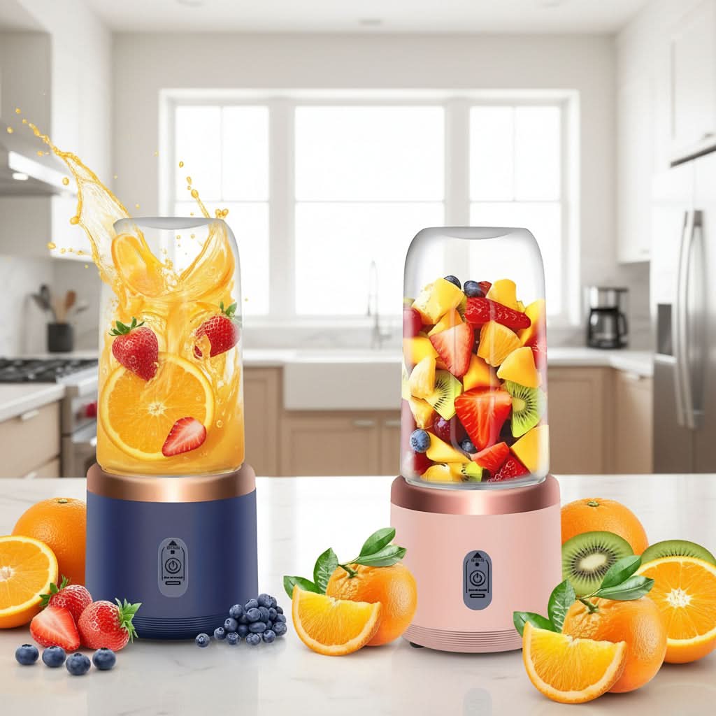 FRUITWAVE – USB Genopladelig Juicekop til Udendørs og Kontorbrug