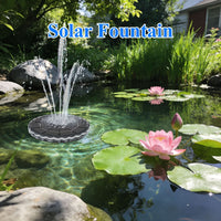 AQUALUME – Pompa fontana solare colorata