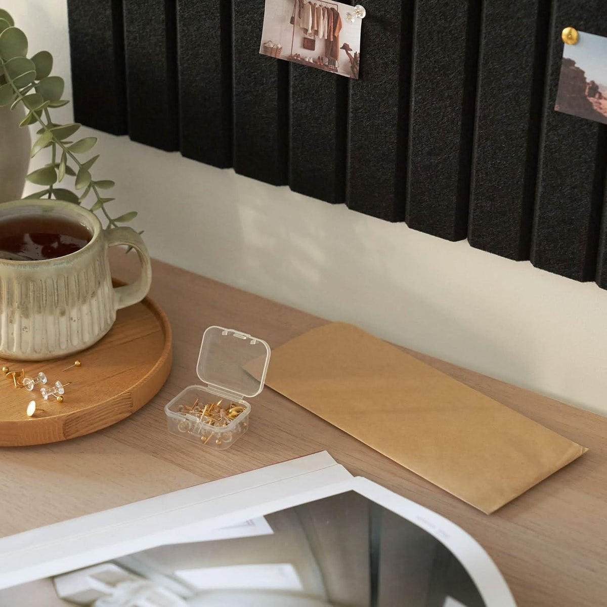 FELTOVA – Large Arched Felt Board for Stylish Wall Displays