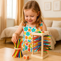 PLAYTOWER – 3-in-1-Stapelspiel für spannende Spieleabende