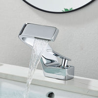 CASCADELUX - Robinet de salle de bain moderne style cascade