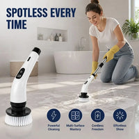 SCRUBORA – Pulitore elettrico senza fili per rimuovere facilmente le macchie