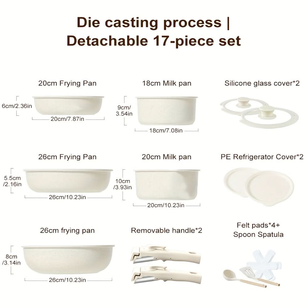 STACKPAN – Ceramic Cookware Set for Neat Modern Kitchens
