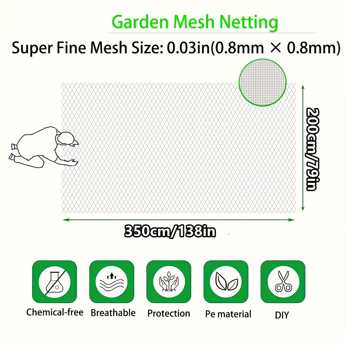 GARDENSHIELD – Malla agrícola para insectos