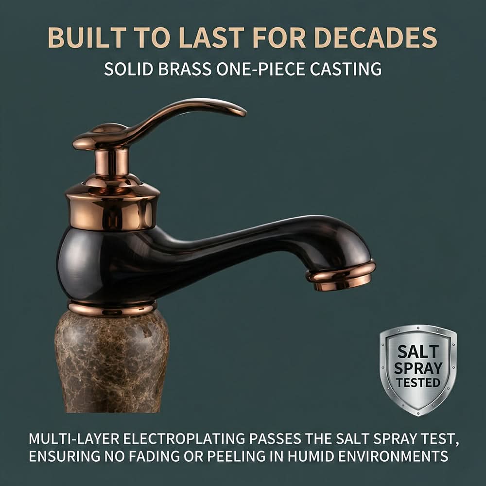 MARBELLUX - European Marble-Style Basin Faucet