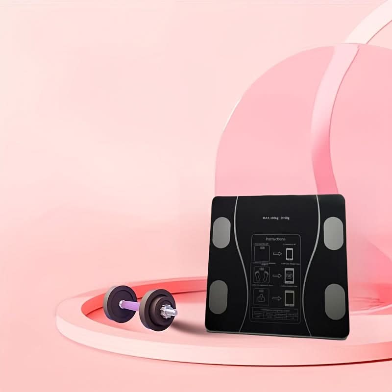 FITTRACK - Báscula inteligente para peso corporal con pantalla LCD para monitoreo diario de salud