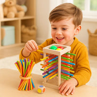 PLAYTOWER – 3-in-1-Stapelspiel für spannende Spieleabende