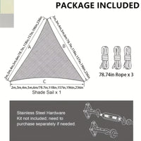 SHADETRIA – Triangle Sunshade Sail