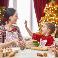 HOLLYTWIST – 10-teiliges Weihnachts-Scrunchie-Set für festliche Weihnachtsstimmung