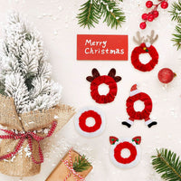 HOLLYTWIST – 10-teiliges Weihnachts-Scrunchie-Set für festliche Weihnachtsstimmung