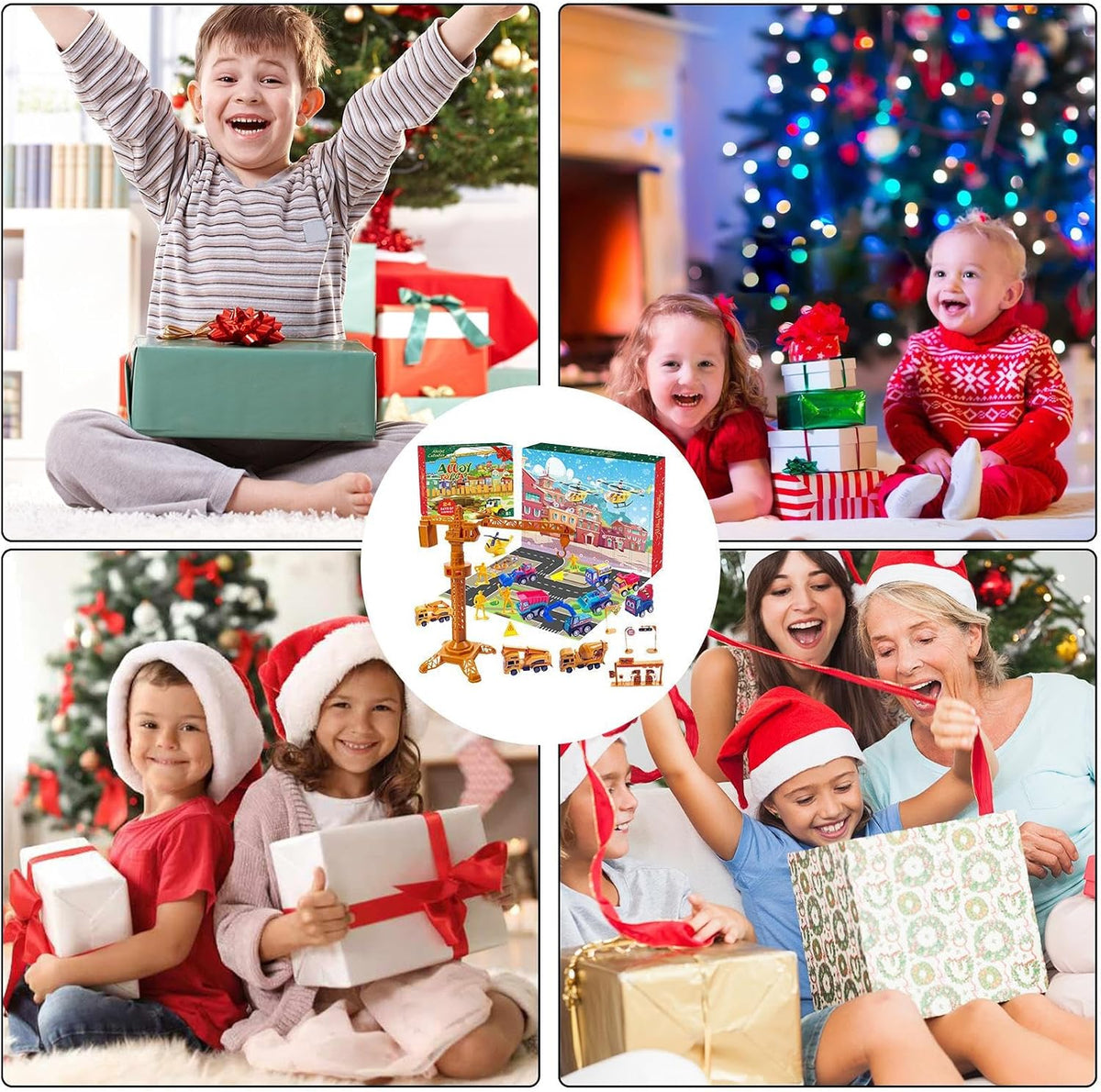 DIGDAYS – 24-Day Advent Calendar Vehicle Toys for Kids