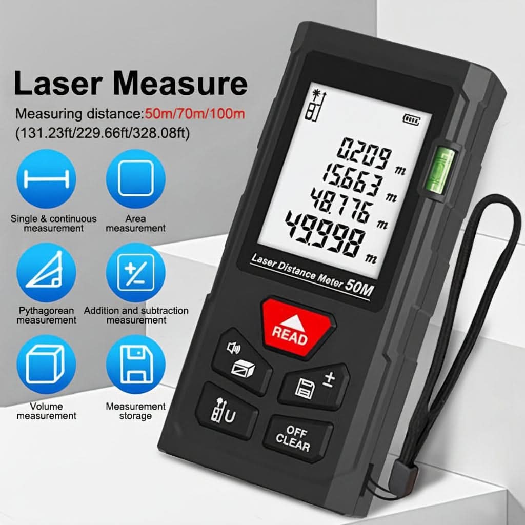 MEASUREPRO – Misuratore di Distanza Laser Digitale