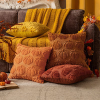 GOURDNEST – Pumpkin Sofa Pillow Covers for Cozy Autumn Character