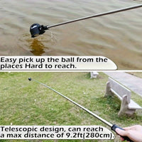 Golfora - Telescopic Stainless Steel Golf Ball Retriever