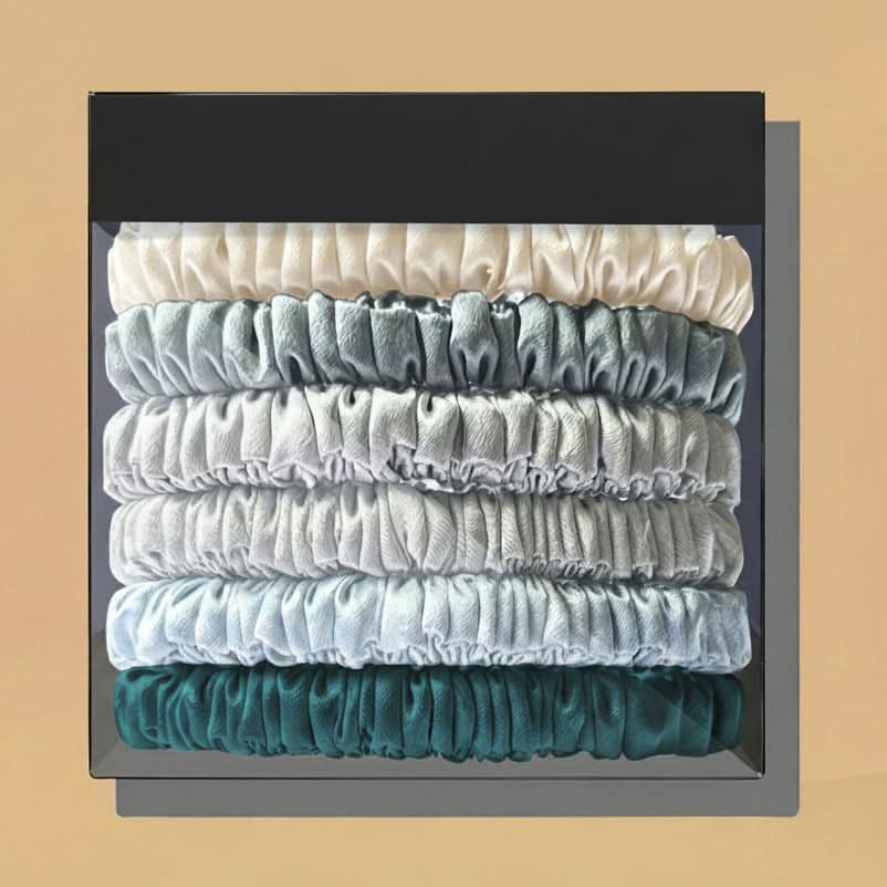 HAIRNOVA – 6-Pack Minimalist Hair Ties for Everyday Styling