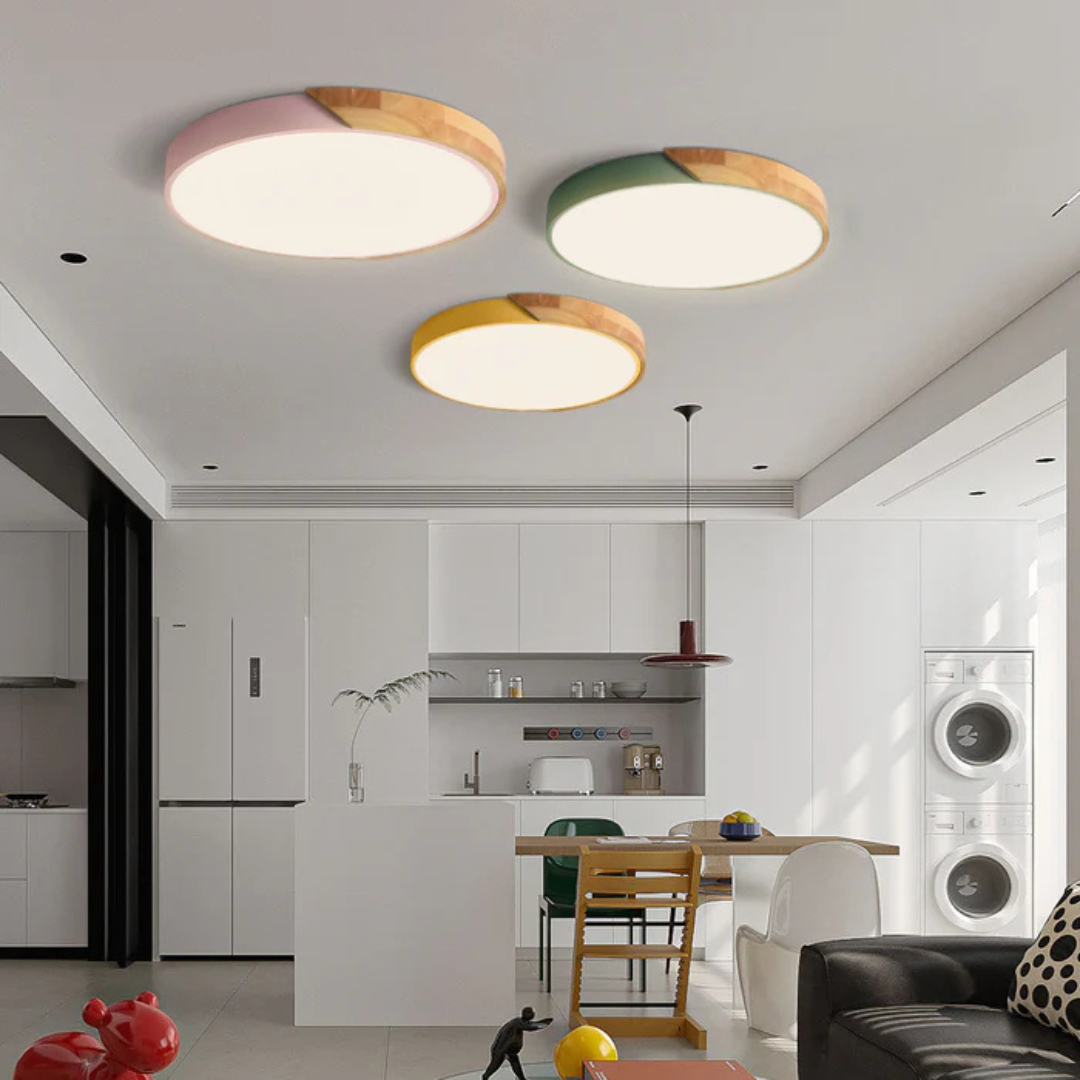 LYSMORA – Scandinavian LED Ceiling Lamp for Soft Nordic Glow
