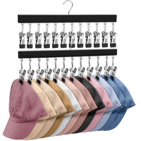 HATCLIP – Organisateur de chapeaux à 12 pinces pour accéder facilement à votre collection