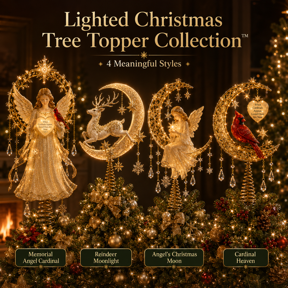 TREEVORIA – Glowing Christmas Tree Ornament for Magical Holiday Styling