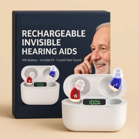 AURACLAR – Ensemble d’écouteurs auditifs rechargeables invisibles