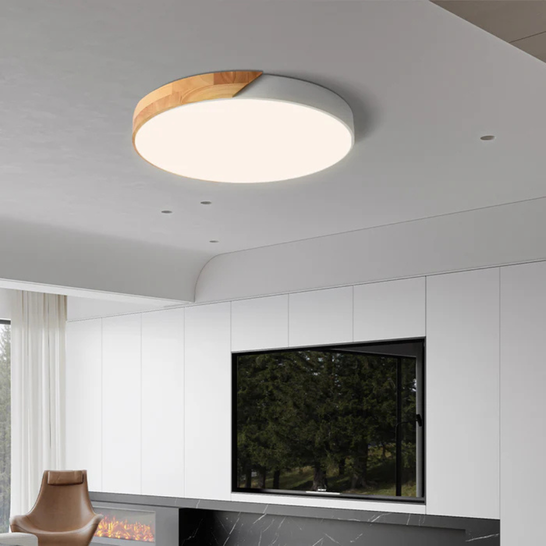 LYSMORA – Scandinavian LED Ceiling Lamp for Soft Nordic Glow