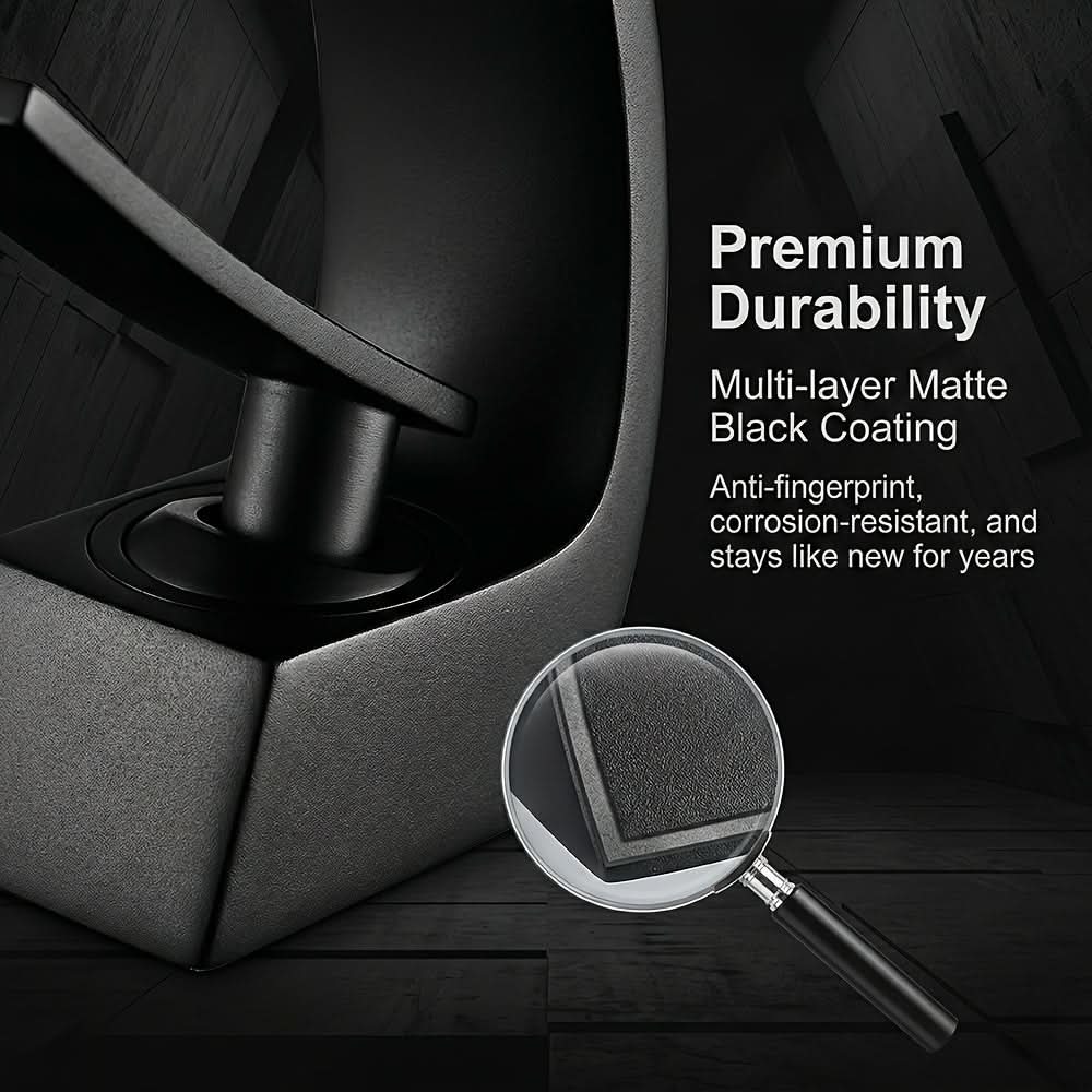 NORDIFLOW - Black Brass Basin Faucet