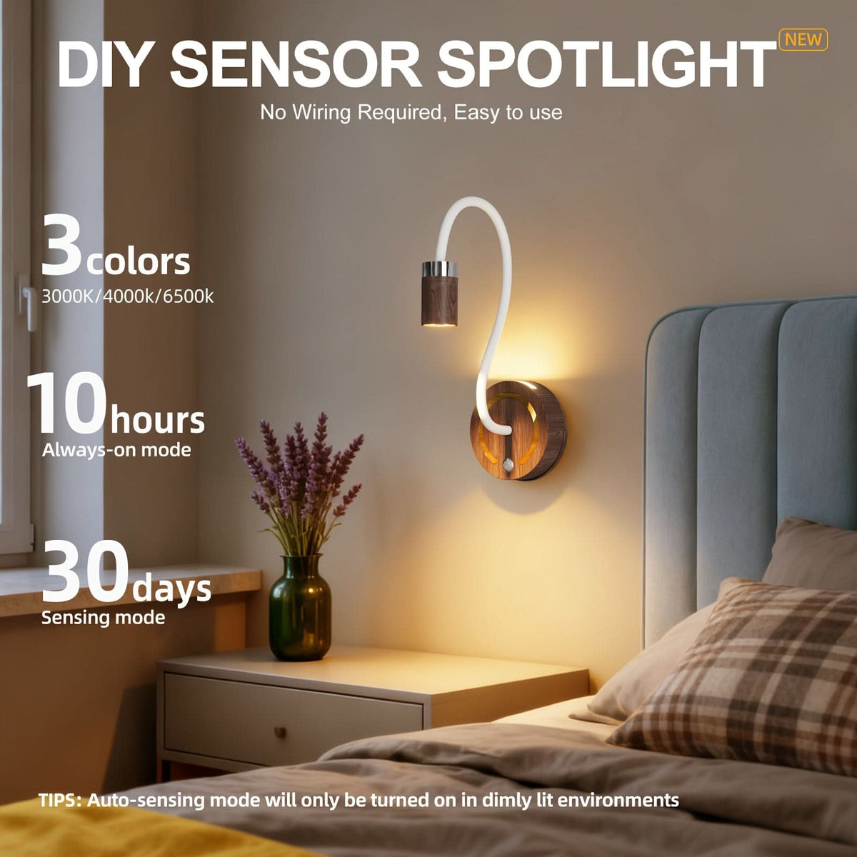 GLOWMATE – Lampe de lecture à intensité variable
