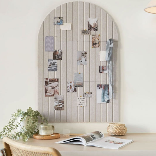 FELTOVA – Large Arched Felt Board for Stylish Wall Displays