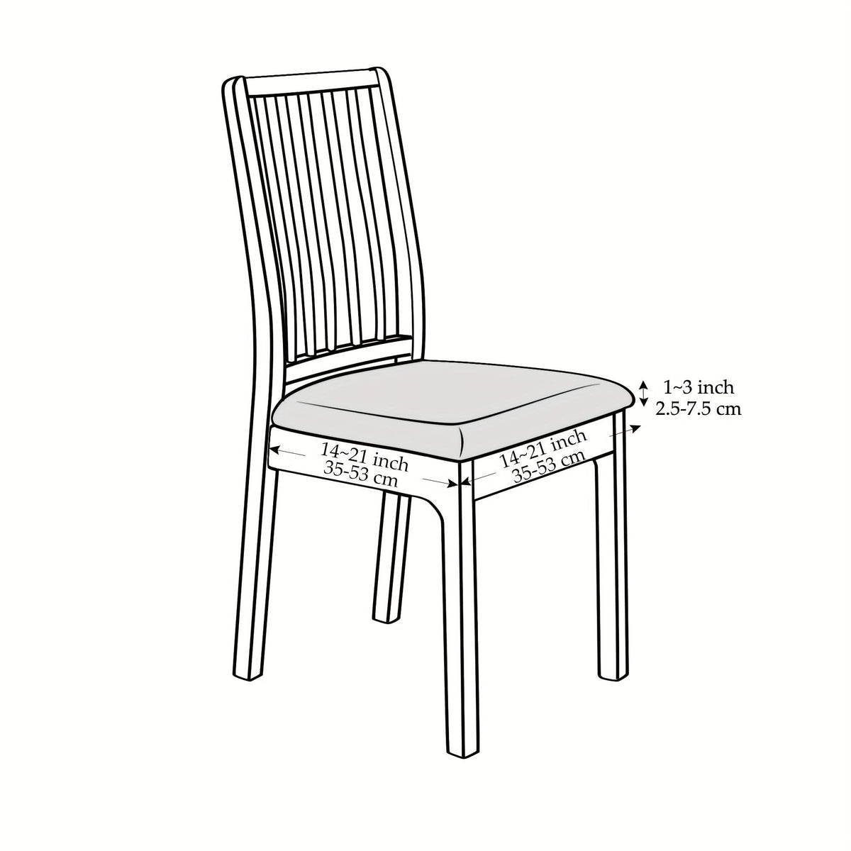 COVERFLOW – Modern Stretch Protection for Elegant Dining Chairs