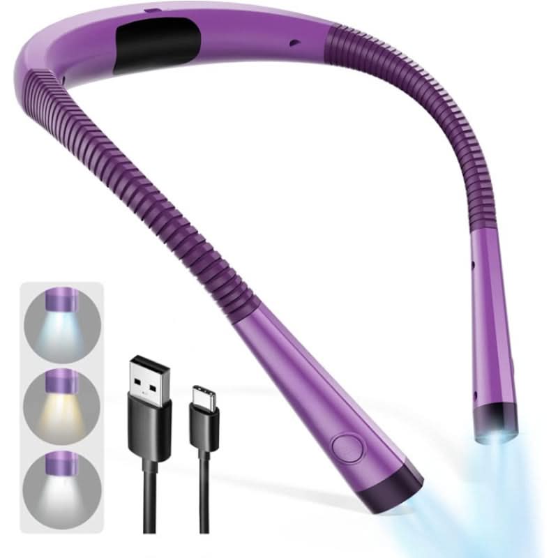 READBRITE - Candeeiro de leitura LED recarregável ajustável com modos de iluminação amigáveis para os olhos