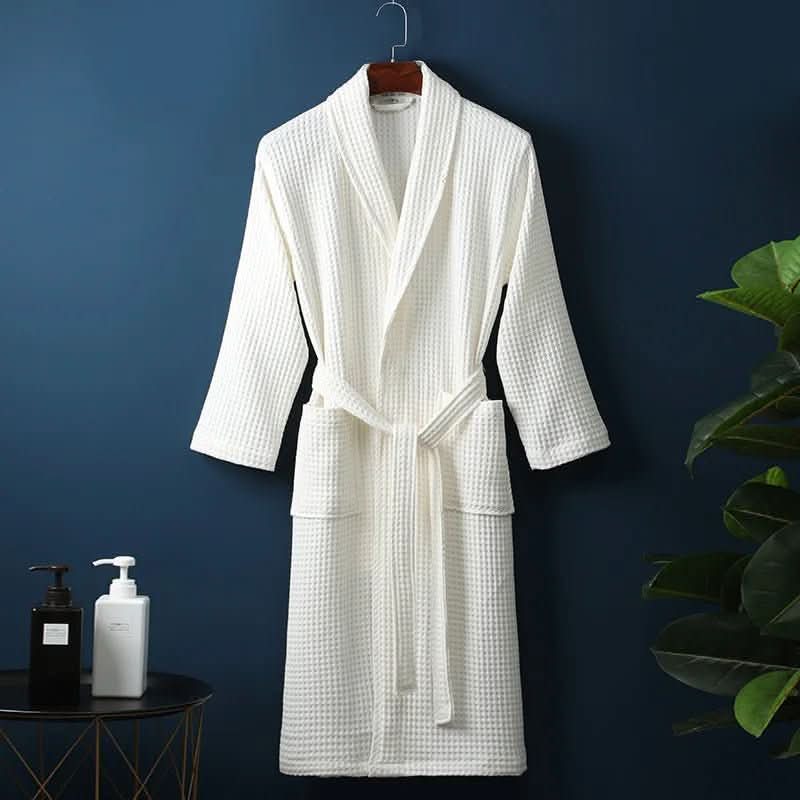 WAFTERRA – Waffle Robe – Lightweight unisex spa bathrobe