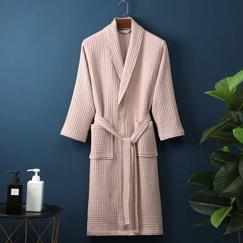 WAFTERRA – Waffle Robe – Lightweight unisex spa bathrobe