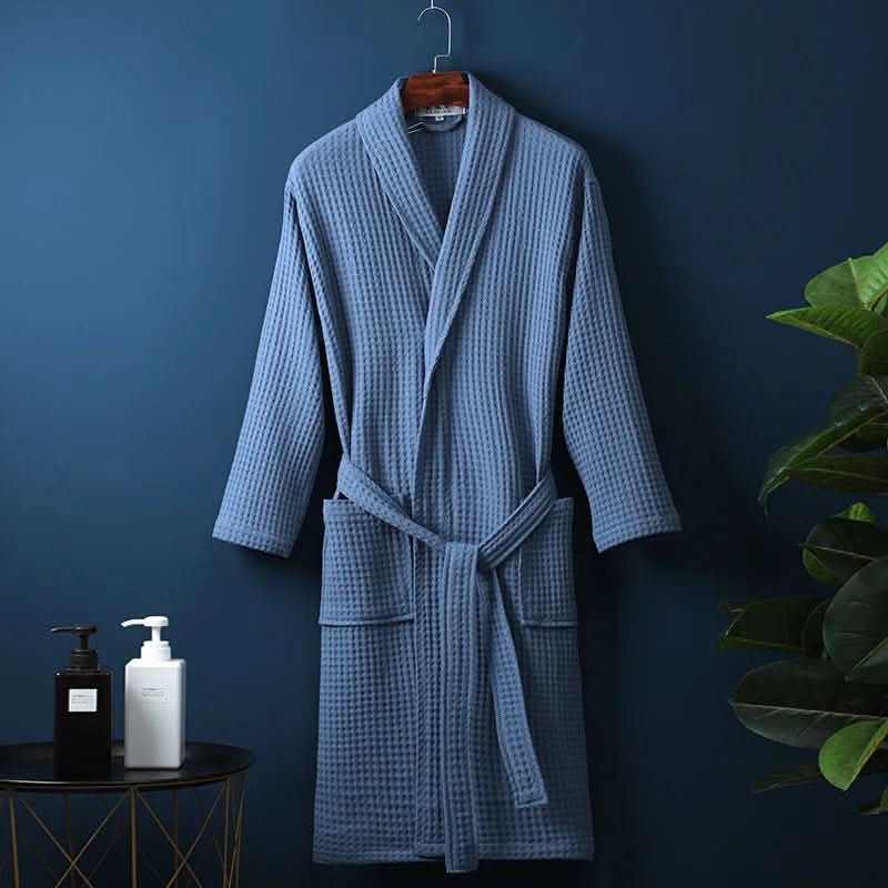 WAFTERRA – Waffle Robe – Lightweight unisex spa bathrobe