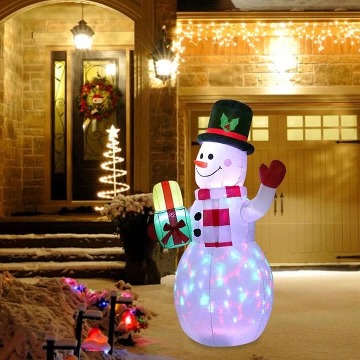 FROSTELIXA – Light-Up Inflatable Snowman for Magical Christmas Displays