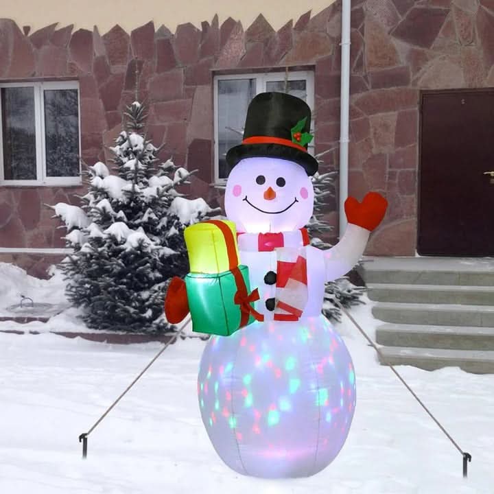 FROSTELIXA – Light-Up Inflatable Snowman for Magical Christmas Displays