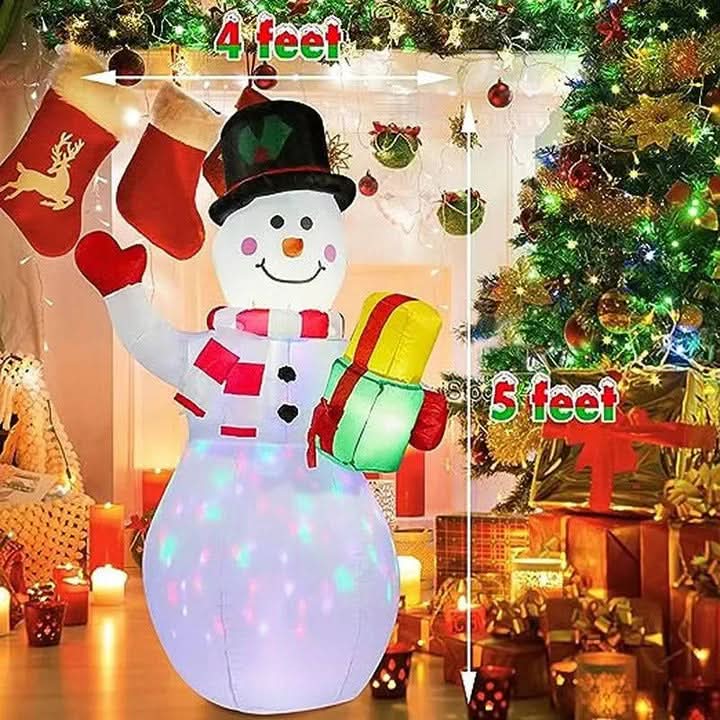 FROSTELIXA – Light-Up Inflatable Snowman for Magical Christmas Displays