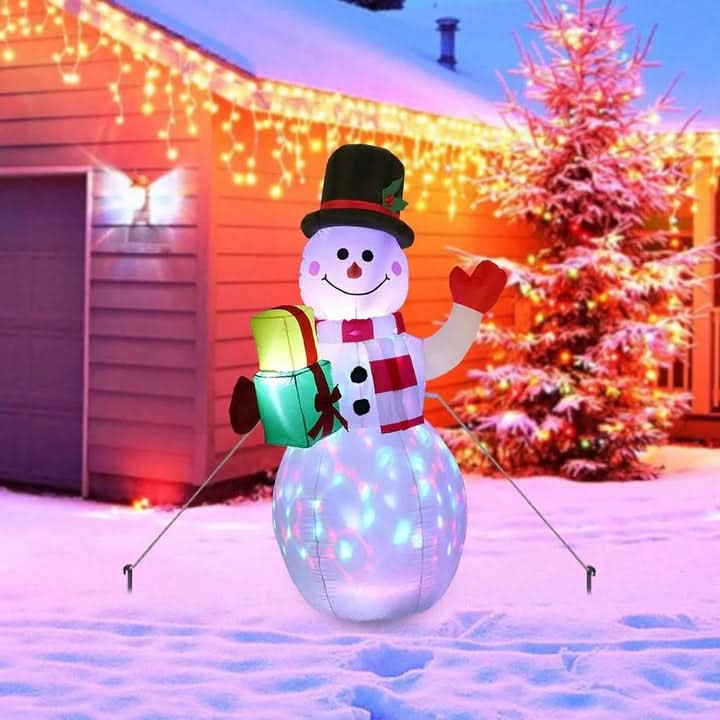 FROSTELIXA – Light-Up Inflatable Snowman for Magical Christmas Displays