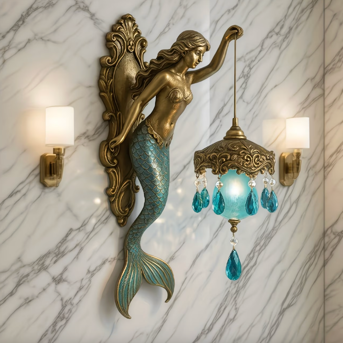 MERMAIDLIGHT – Vintage Glow Ambient Wall Sconce
