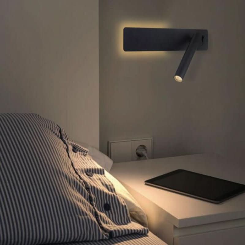 ILLUVEX – Modern LED Bedside Lamp with Adjustable Lighting Angles