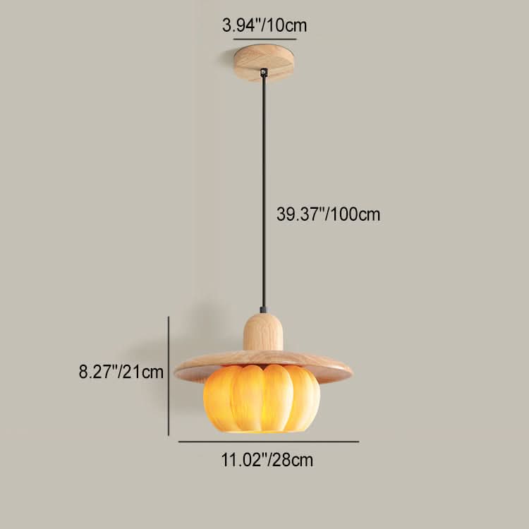 GOURDHALO – Κρεμαστό φωτιστικό σε σχήμα δίσκου για ζεστή διακοσμητική λάμψη
