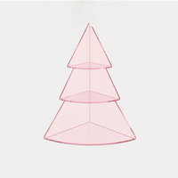 FESTALOFT – Tannenbaum-Tischregal für charmante Aufbewahrung in der Weihnachtszeit