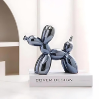 PUPSCULORA – Abstract Dog Figurine for Artistic Tabletop Displays