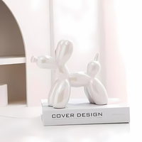 PUPSCULORA – Abstract Dog Figurine for Artistic Tabletop Displays